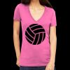 Tultex 214 - Ladies' Slim Fit Fine Jersey V-Neck Thumbnail