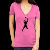 Tultex 214 - Ladies' Slim Fit Fine Jersey V-Neck Thumbnail