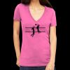 Tultex 214 - Ladies' Slim Fit Fine Jersey V-Neck Thumbnail