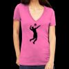 Tultex 214 - Ladies' Slim Fit Fine Jersey V-Neck Thumbnail