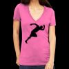 Tultex 214 - Ladies' Slim Fit Fine Jersey V-Neck Thumbnail