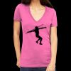 Tultex 214 - Ladies' Slim Fit Fine Jersey V-Neck Thumbnail