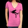 Tultex 214 - Ladies' Slim Fit Fine Jersey V-Neck Thumbnail