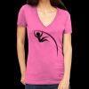 Tultex 214 - Ladies' Slim Fit Fine Jersey V-Neck Thumbnail