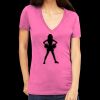 Tultex 214 - Ladies' Slim Fit Fine Jersey V-Neck Thumbnail