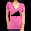Tultex 214 - Ladies' Slim Fit Fine Jersey V-Neck Thumbnail