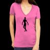 Tultex 214 - Ladies' Slim Fit Fine Jersey V-Neck Thumbnail