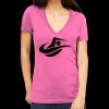 Tultex 214 - Ladies' Slim Fit Fine Jersey V-Neck Thumbnail