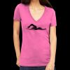 Tultex 214 - Ladies' Slim Fit Fine Jersey V-Neck Thumbnail