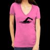 Tultex 214 - Ladies' Slim Fit Fine Jersey V-Neck Thumbnail