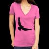 Tultex 214 - Ladies' Slim Fit Fine Jersey V-Neck Thumbnail
