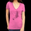 Tultex 214 - Ladies' Slim Fit Fine Jersey V-Neck Thumbnail