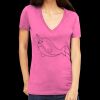 Tultex 214 - Ladies' Slim Fit Fine Jersey V-Neck Thumbnail