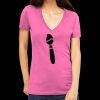 Tultex 214 - Ladies' Slim Fit Fine Jersey V-Neck Thumbnail