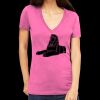 Tultex 214 - Ladies' Slim Fit Fine Jersey V-Neck Thumbnail