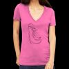 Tultex 214 - Ladies' Slim Fit Fine Jersey V-Neck Thumbnail
