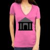 Tultex 214 - Ladies' Slim Fit Fine Jersey V-Neck Thumbnail