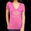 Tultex 214 - Ladies' Slim Fit Fine Jersey V-Neck Thumbnail