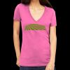 Tultex 214 - Ladies' Slim Fit Fine Jersey V-Neck Thumbnail