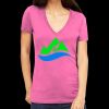Tultex 214 - Ladies' Slim Fit Fine Jersey V-Neck Thumbnail