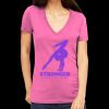 Tultex 214 - Ladies' Slim Fit Fine Jersey V-Neck Thumbnail