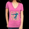 Tultex 214 - Ladies' Slim Fit Fine Jersey V-Neck Thumbnail