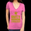 Tultex 214 - Ladies' Slim Fit Fine Jersey V-Neck Thumbnail