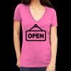Tultex 214 - Ladies' Slim Fit Fine Jersey V-Neck Thumbnail