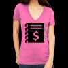 Tultex 214 - Ladies' Slim Fit Fine Jersey V-Neck Thumbnail