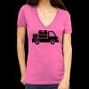 Tultex 214 - Ladies' Slim Fit Fine Jersey V-Neck Thumbnail