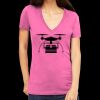 Tultex 214 - Ladies' Slim Fit Fine Jersey V-Neck Thumbnail