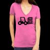 Tultex 214 - Ladies' Slim Fit Fine Jersey V-Neck Thumbnail