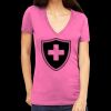 Tultex 214 - Ladies' Slim Fit Fine Jersey V-Neck Thumbnail