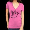 Tultex 214 - Ladies' Slim Fit Fine Jersey V-Neck Thumbnail