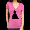 Tultex 214 - Ladies' Slim Fit Fine Jersey V-Neck Thumbnail
