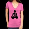Tultex 214 - Ladies' Slim Fit Fine Jersey V-Neck Thumbnail