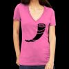 Tultex 214 - Ladies' Slim Fit Fine Jersey V-Neck Thumbnail
