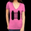 Tultex 214 - Ladies' Slim Fit Fine Jersey V-Neck Thumbnail
