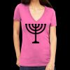 Tultex 214 - Ladies' Slim Fit Fine Jersey V-Neck Thumbnail