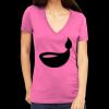 Tultex 214 - Ladies' Slim Fit Fine Jersey V-Neck Thumbnail