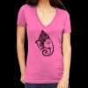 Tultex 214 - Ladies' Slim Fit Fine Jersey V-Neck Thumbnail