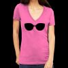 Tultex 214 - Ladies' Slim Fit Fine Jersey V-Neck Thumbnail