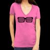 Tultex 214 - Ladies' Slim Fit Fine Jersey V-Neck Thumbnail