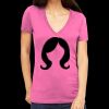 Tultex 214 - Ladies' Slim Fit Fine Jersey V-Neck Thumbnail