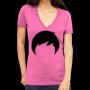Tultex 214 - Ladies' Slim Fit Fine Jersey V-Neck Thumbnail