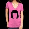 Tultex 214 - Ladies' Slim Fit Fine Jersey V-Neck Thumbnail