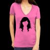 Tultex 214 - Ladies' Slim Fit Fine Jersey V-Neck Thumbnail