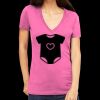 Tultex 214 - Ladies' Slim Fit Fine Jersey V-Neck Thumbnail