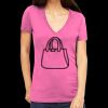 Tultex 214 - Ladies' Slim Fit Fine Jersey V-Neck Thumbnail