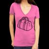 Tultex 214 - Ladies' Slim Fit Fine Jersey V-Neck Thumbnail